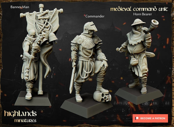 Men at Arms Unit by Highlands Miniatures
