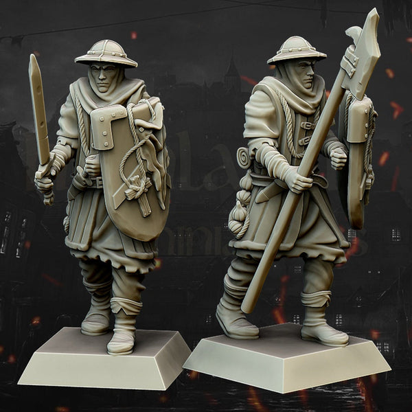 Men at Arms Unit by Highlands Miniatures