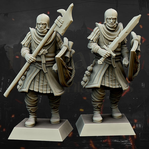 Men at Arms Unit by Highlands Miniatures