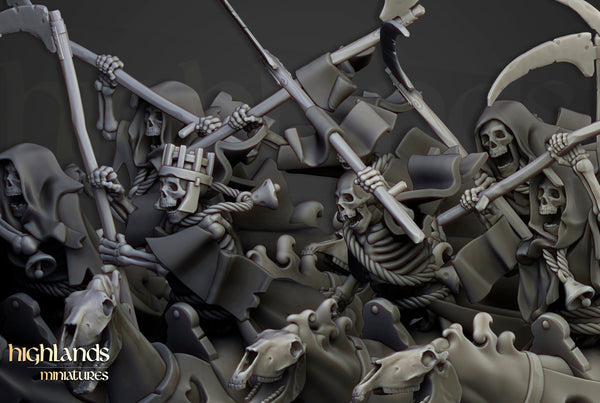 Spectres of Transilvanya  - Spectral Cavalry unit  by Highlands Miniatures