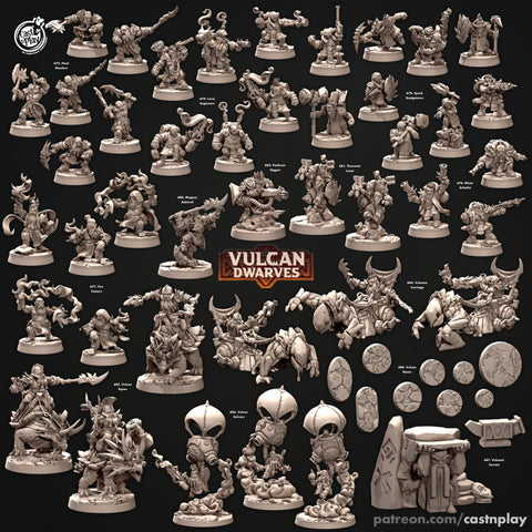 Vulcan Dwarves by Highland Miniatures