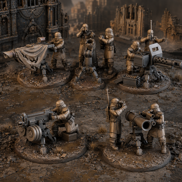 Bedouin Heavy Fire Support Squad by DakkaDakka (AI Painted)