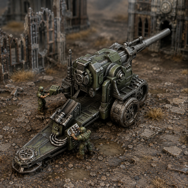 Regius Guard - Heavy Artillery  Mount with Earthquaker Cannon & Gorgon Siege Gun by Dakka Dakka