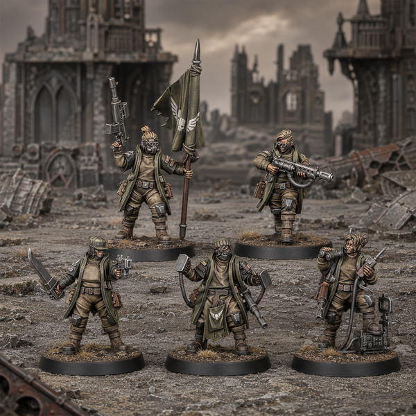 The Alcat Rats Penal Vanguard - The Alcat Rats Master Squad (Preassembled) by Dakka Dakka