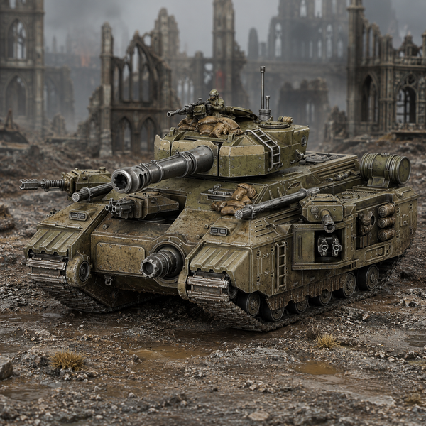 The Alcat Rats Penal Vanguard - Superheavy tank Smilodon S-9 by Dakka Dakka