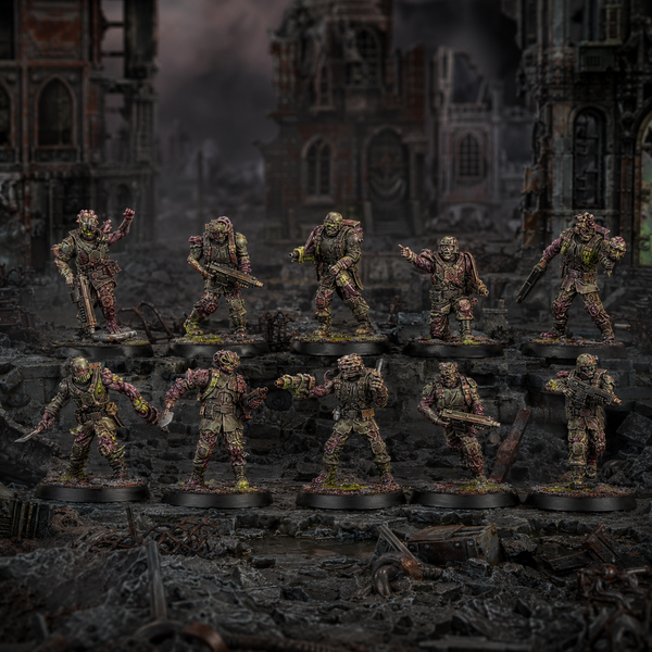 Agglomerate of Sector Gribabos (ASG) - Diseased Planetary Guard by Dakka Dakka