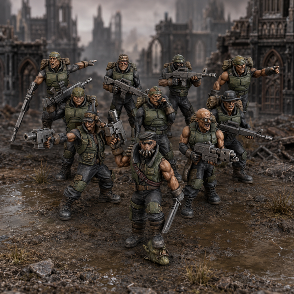 Regius Guard - Green Hell Division Infantry Squad by DakkaDakka Store