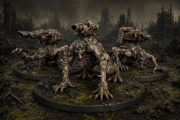 Agglomerate of Sector Gribabos (ASG) - Shroomspawn Weapons Crew Squad by Dakka Dakka