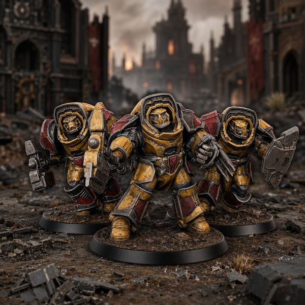 Citadel Vanguard - Heavy Knights of the Golden Pavise by DakkaDakka