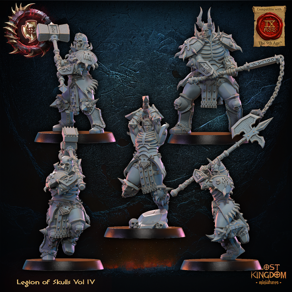 Warriors of the Dark Gods (Legion of Skulls)  - Skull Chosen  Unit by Lost Kingdom Miniatures