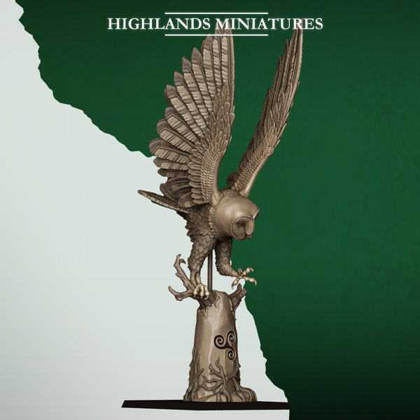 Feral Elves - Great Owl Riders  Unit by Highlands Miniatures