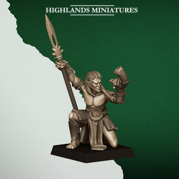 Feral Elves - Bladesingers  Unit by Highlands Miniatures