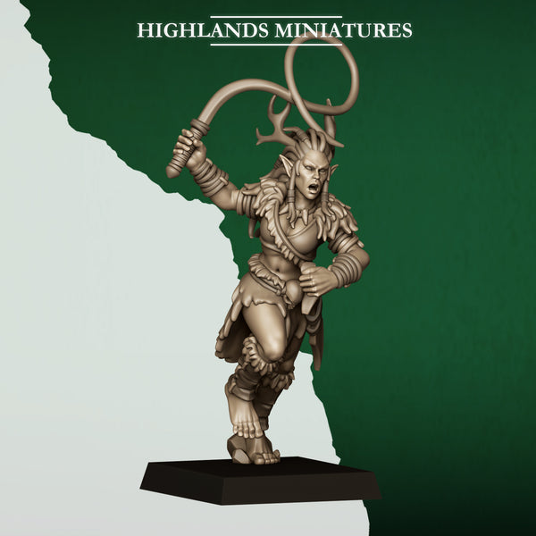 Feral Elves - Feral Animal Pack  Unit by Highlands Miniatures