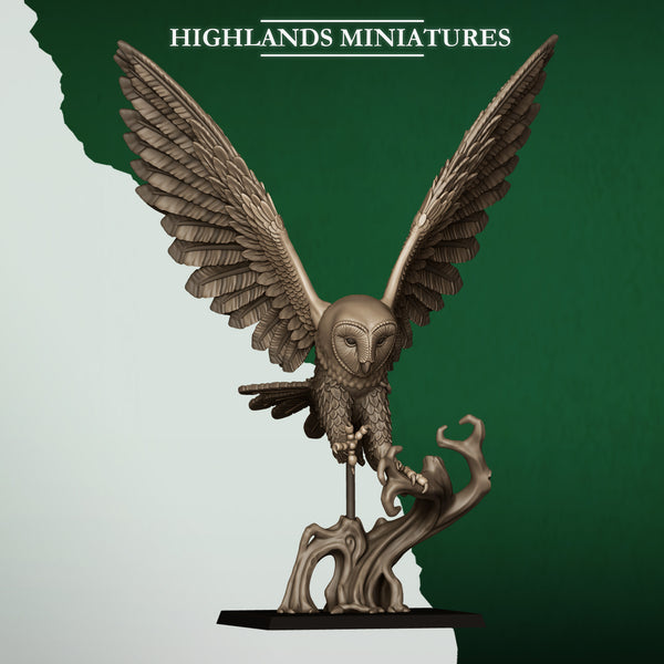 Feral Elves - Great Owl Riders  Unit by Highlands Miniatures
