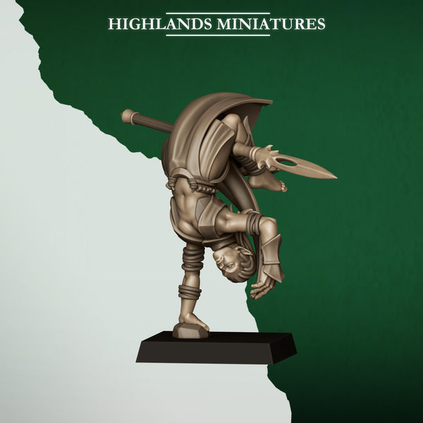 Feral Elves - Bladesingers  Unit by Highlands Miniatures