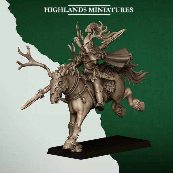 Feral Elves - Forest Riders Cavalry  Unit by Highlands Miniatures