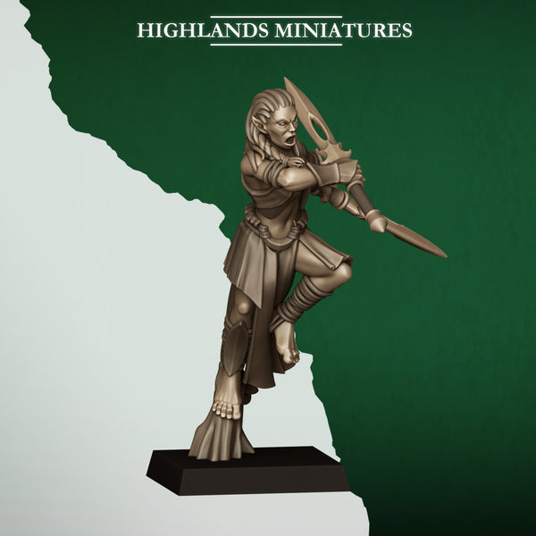 Feral Elves - Bladesingers  Unit by Highlands Miniatures