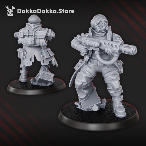 The Alcat Rats Penal Vanguard - The Alcat Rats Infantry Squad (Preassembled) by Dakka Dakka