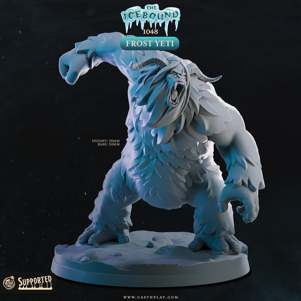 The Icebound - Frost Yeti by Cast N Play – Warchest Creations