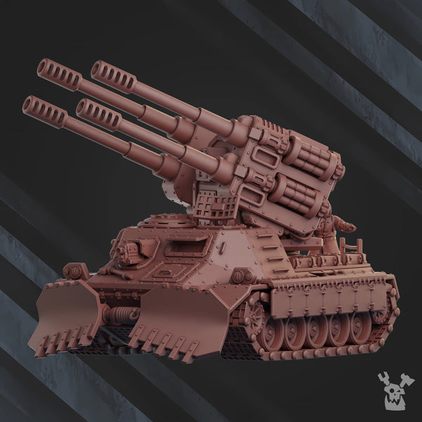 Frostborn Division - Anti-aircraft cannon Ural Lynx UL-87 by Dakka Dakka
