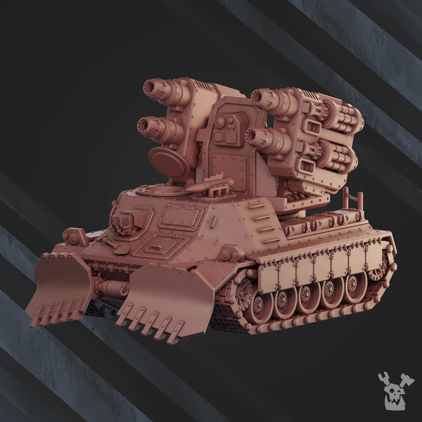 Frostborn Division - Artillery Tank Red Napoleon RN-937 by Dakka Dakka