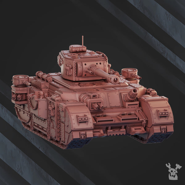 Frostborn Division - Iron Curtain Great Tank by Dakka Dakka