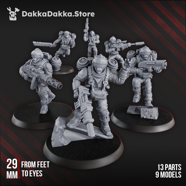 The Phaeton Special Forces Vanguard - Phaeton Special Forces Unit (Preasembled) by Dakka Dakka