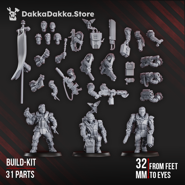 The Phaeton Special Forces Vanguard - Phaeton Special Forces Master Squad (Build Kit) by Dakka Dakka