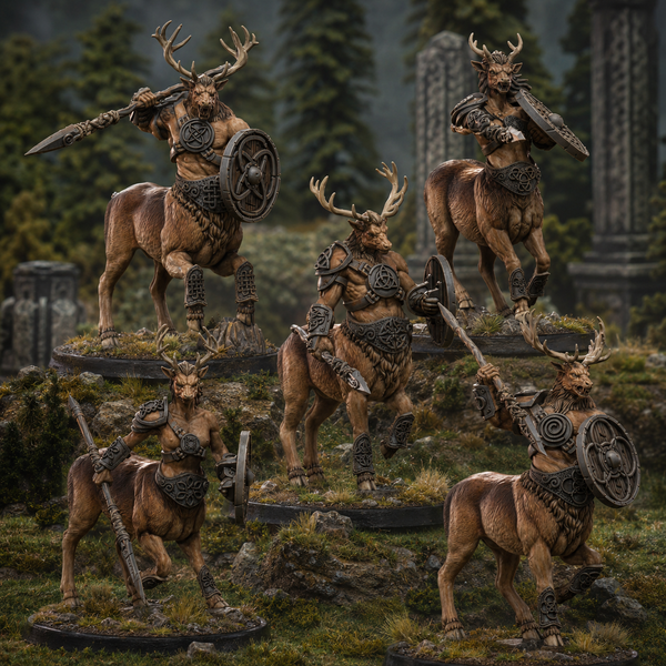 The Primordial Herd - Centaurs  Unit by Lost Kingdom Miniatures