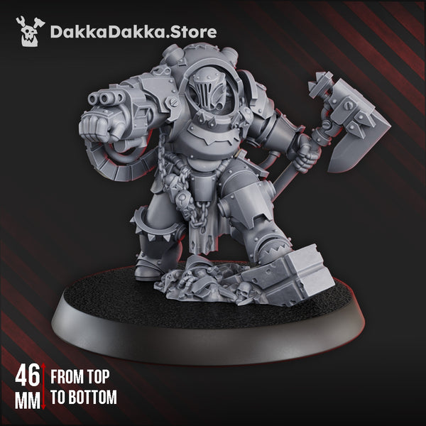 The Gorgworks Vanguard - Gorgwork Commander In Heavy Armor by Dakka Dakka