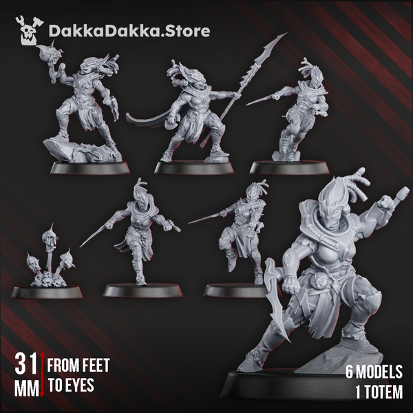 The Spacelair Anchorites - Spacelair Coven of Squallers Squad by Dakka Dakka