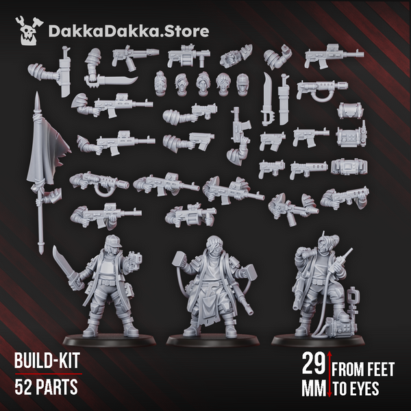 The Alcat Rats Penal Vanguard - The Alcat Rats Master Squad (Build Kit) by Dakka Dakka