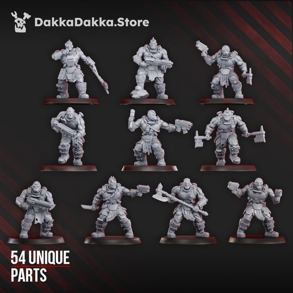 Rock Head Gangs - Colossus Squad (Build Kit) by Dakka Dakka