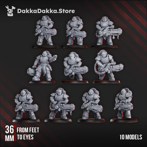 Space Knights - Ignisaurus Clan Team Pulsarum by Dakka Dakka