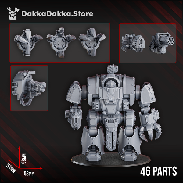 Space Knights - Heavy Walker by Dakka Dakka