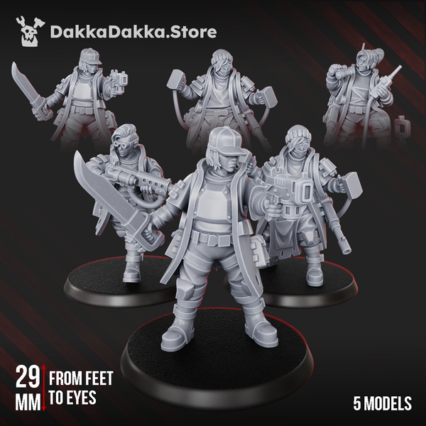 The Alcat Rats Penal Vanguard - The Alcat Rats Master Squad (Preassembled) by Dakka Dakka