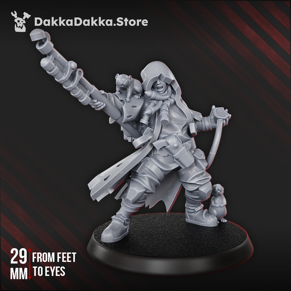The Alcat Rats Penal Vanguard - Kayla the Pied Piper by Dakka Dakka