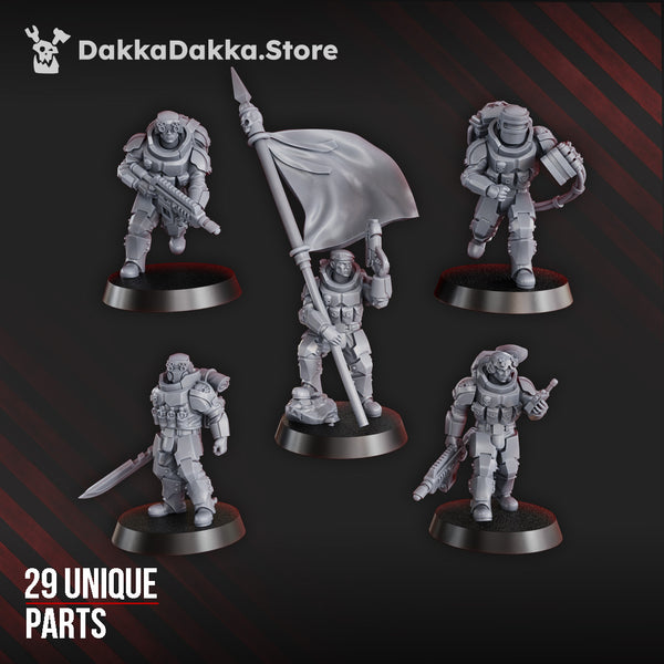 The Phaeton Vanguard - The Phaeton Lead squad (Build kit) by Dakka Dakka