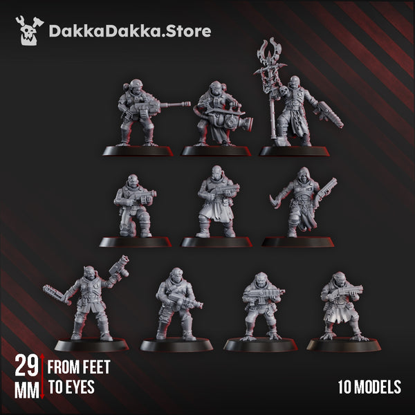 Cosmic Harvester Cult - Liquidation Team of the Cosmic Harvester by Dakka Dakka