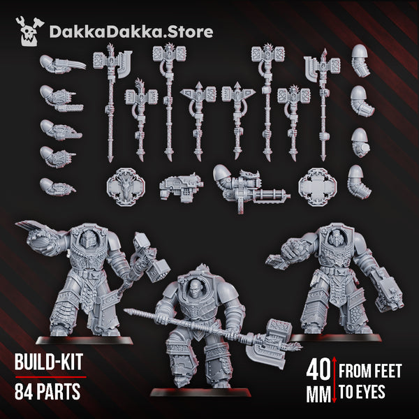 Fire Lizards - Volcano Armor Squad (Build Kit) by Dakka Dakka