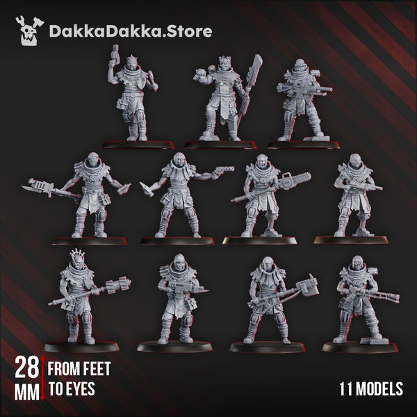 Rock Head Gangs - Church Fallen Squad by Dakka Dakka