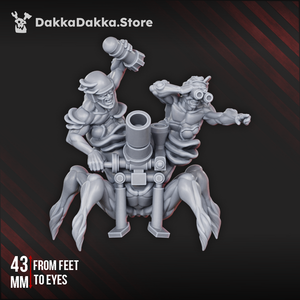 Agglomerate of Sector Gribabos (ASG) - Weapons Crew Warrior by Dakka Dakka