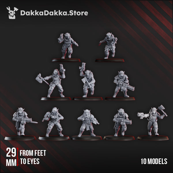 The Gorgworks Vanguard - Gorggrot Tactic Squad by Dakka Dakka