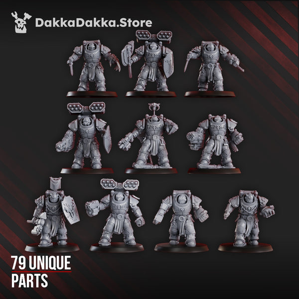 Space Knights - Ignisaurus Clan Destroyers (Build Kit) by Dakka Dakka