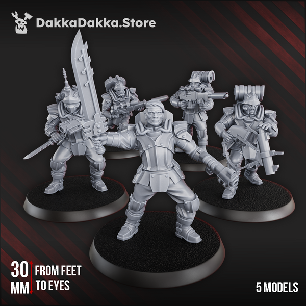 The Phaeton Special Forces Vanguard - Phaeton Guard Special Forces (Preassembled) by Dakka Dakka