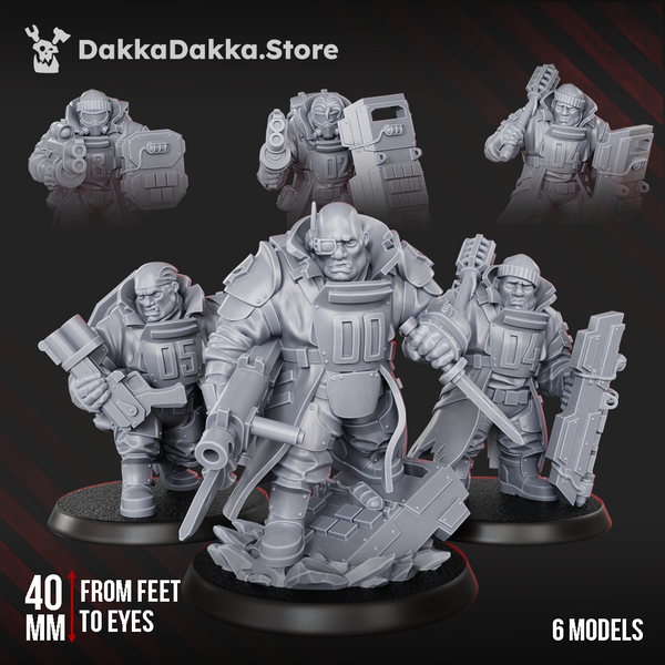 The Alcat Rats Penal Vanguard - Alcat Heavy Mules Squad by Dakka Dakka