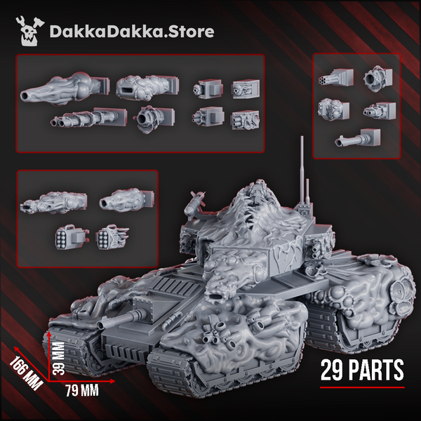 Agglomerate of Sector Gribabos (ASG) - Contaminated Battle tank by Dakka Dakka
