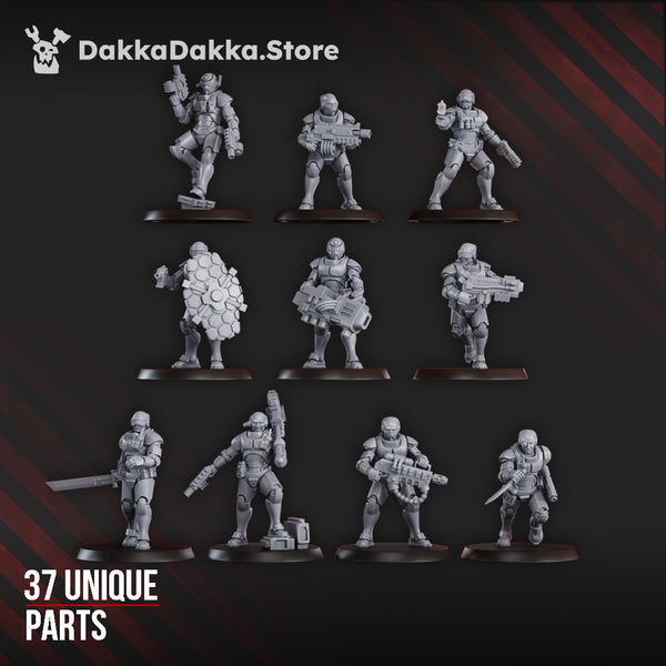 Rock Head Gangs - Doomsday Lab Killers (Build Kit) by Dakka Dakka