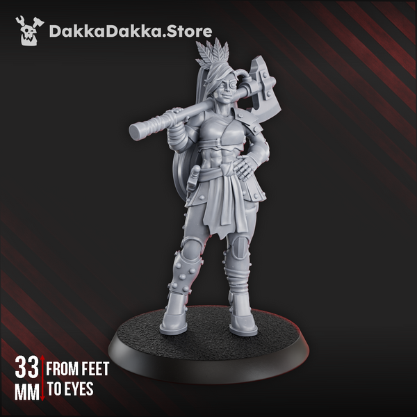 Rock Head Gangs - Donna Mortale, Headhunter by Dakka Dakka