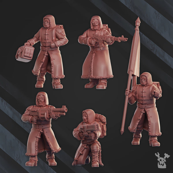Frostborn Division - Command Squad by Dakka Dakka